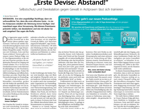 Erste Devise: Abstand!“